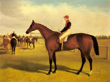 banquet of the officers of the st george civic guard company 1 Painting - Don John The Winner Of The 1838St Leger With William Scott Up Herring Snr John Frederick horse